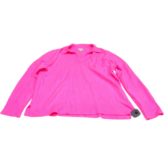 Sweater By J. Crew In Pink, Size: L