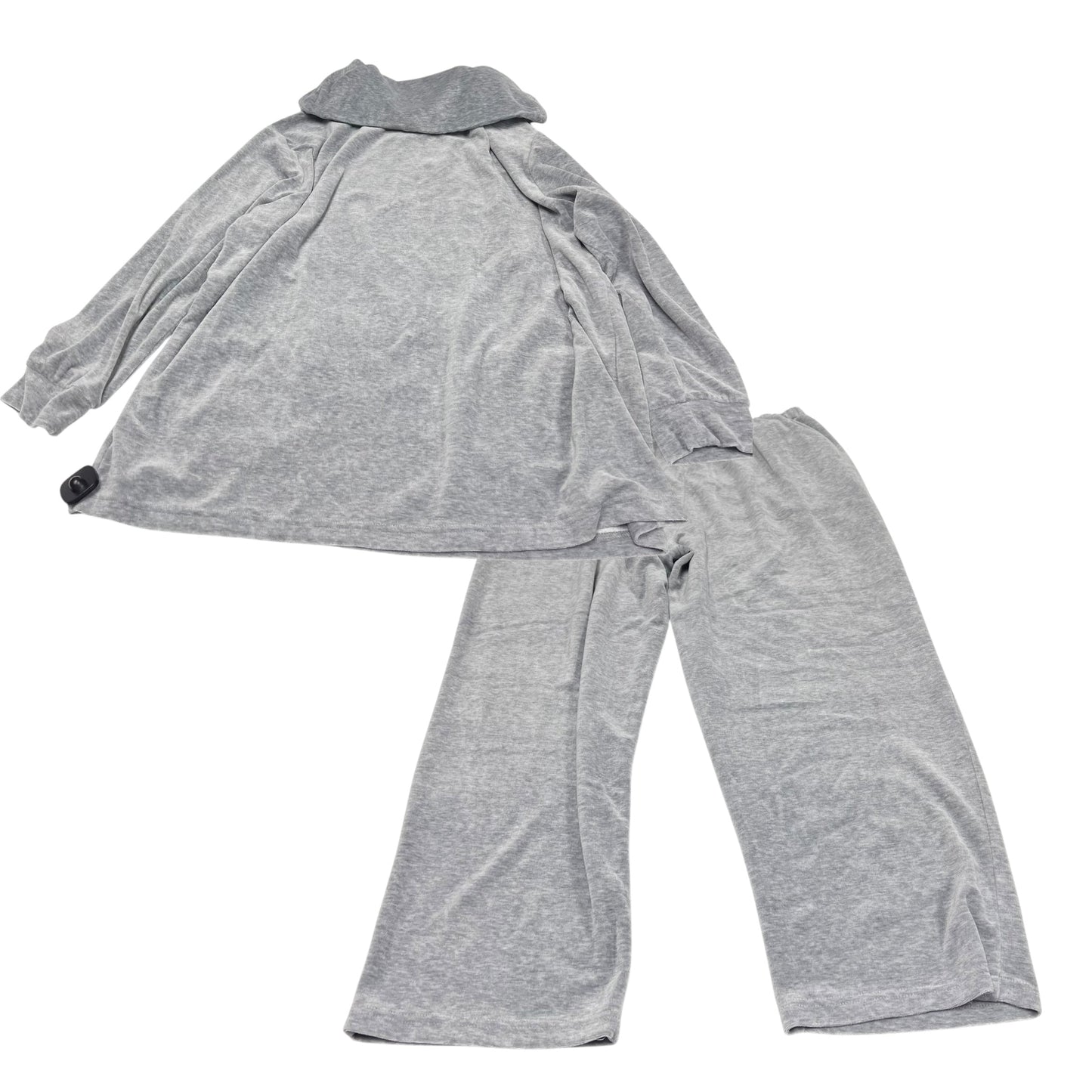 Lounge Set Pants By Feel Good Store In Grey, Size: 1x