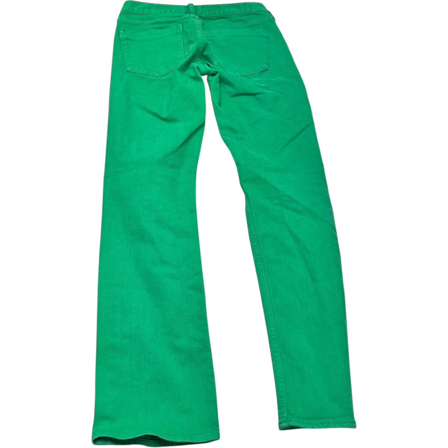 Jeans Skinny By J. Crew In Green Denim, Size: 4