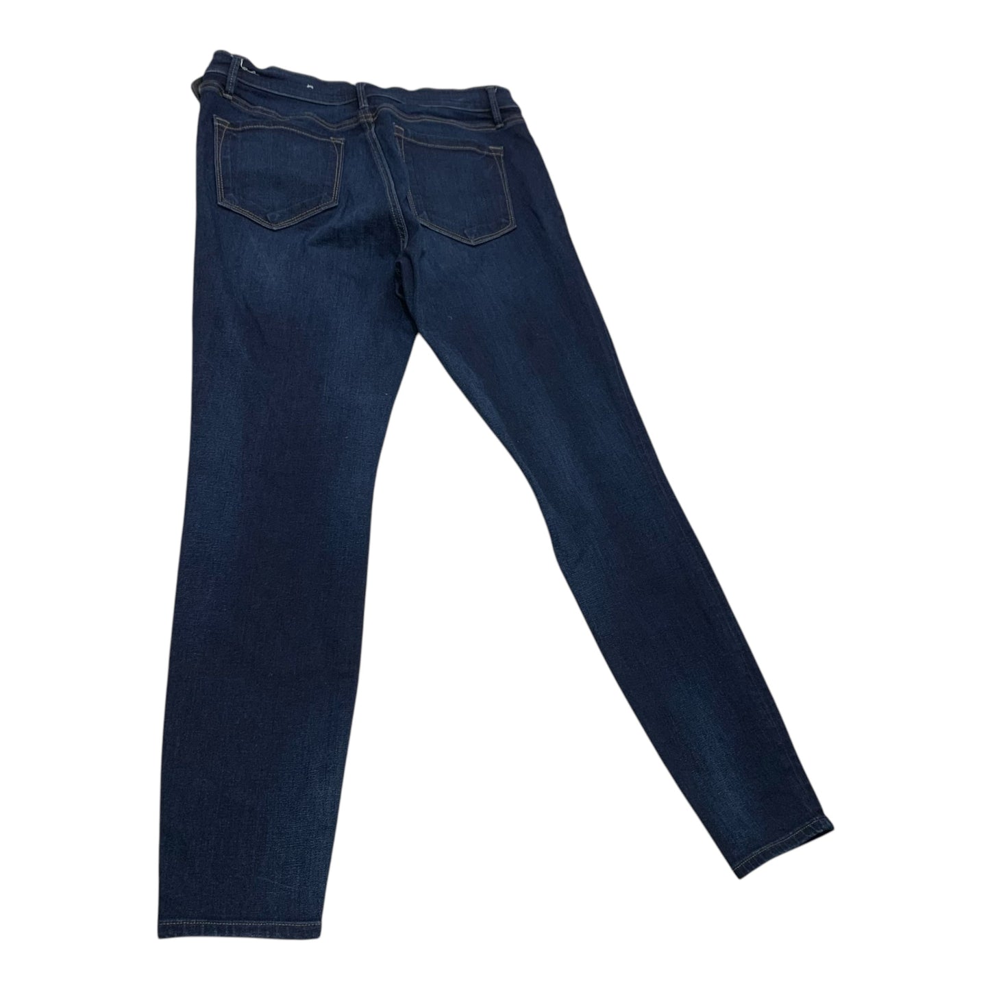 Jeans Skinny By Loft In Blue Denim, Size: 10