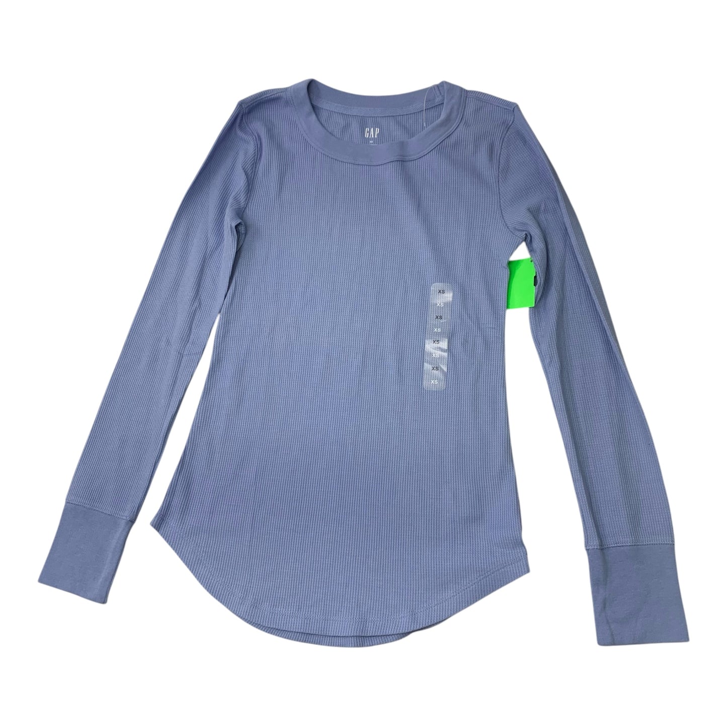 Top Long Sleeve Basic By Gap In Blue, Size: Xs