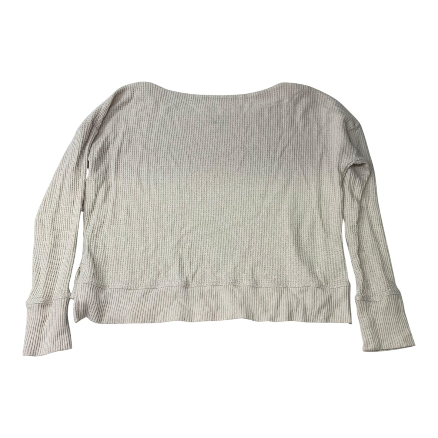 Top Long Sleeve By Anthropologie In Cream, Size: Xs