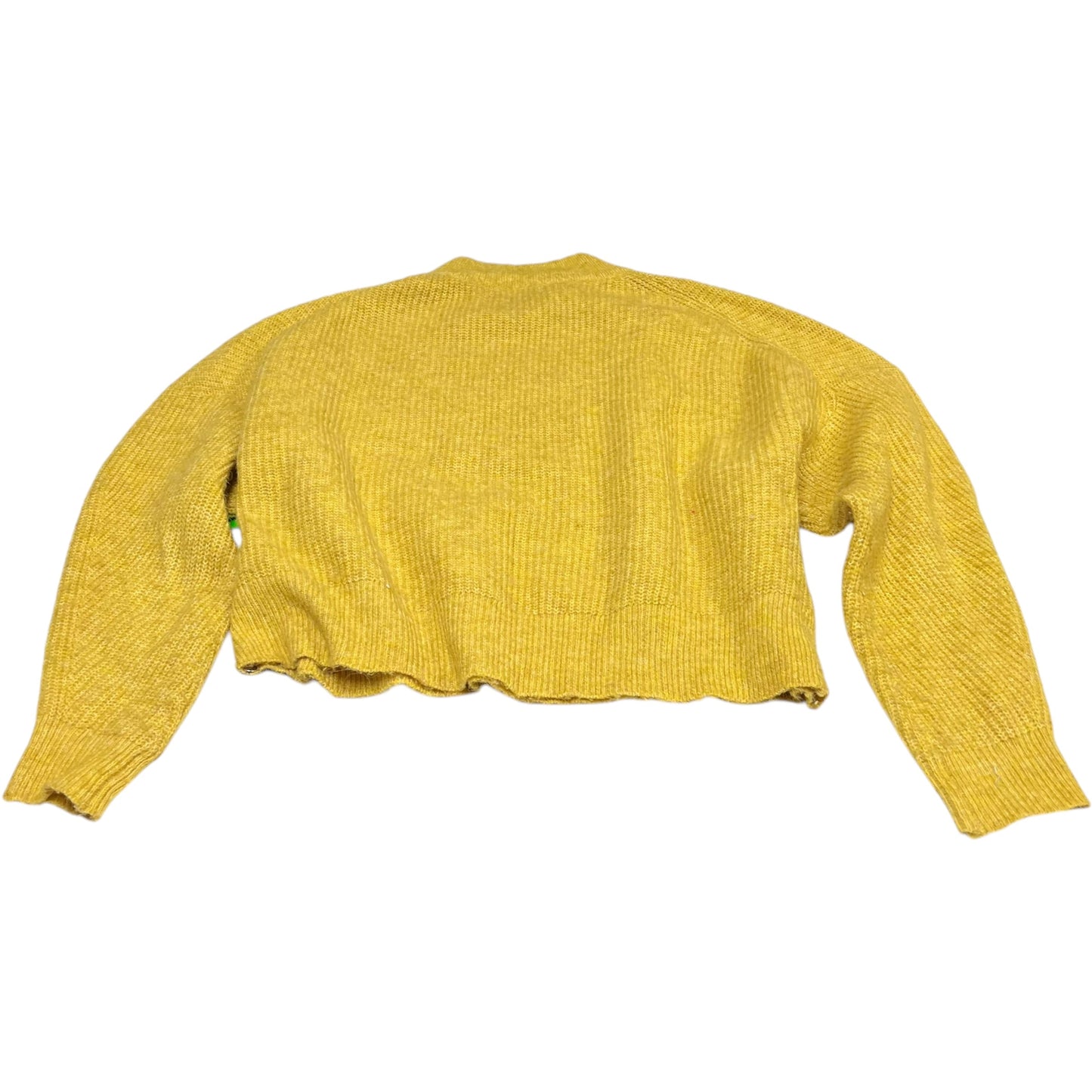 Sweater By Anthropologie In Yellow, Size: L