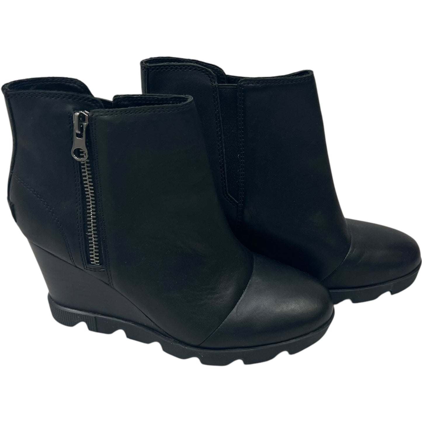 Boots Ankle Heels By Sorel In Black, Size: 8.5