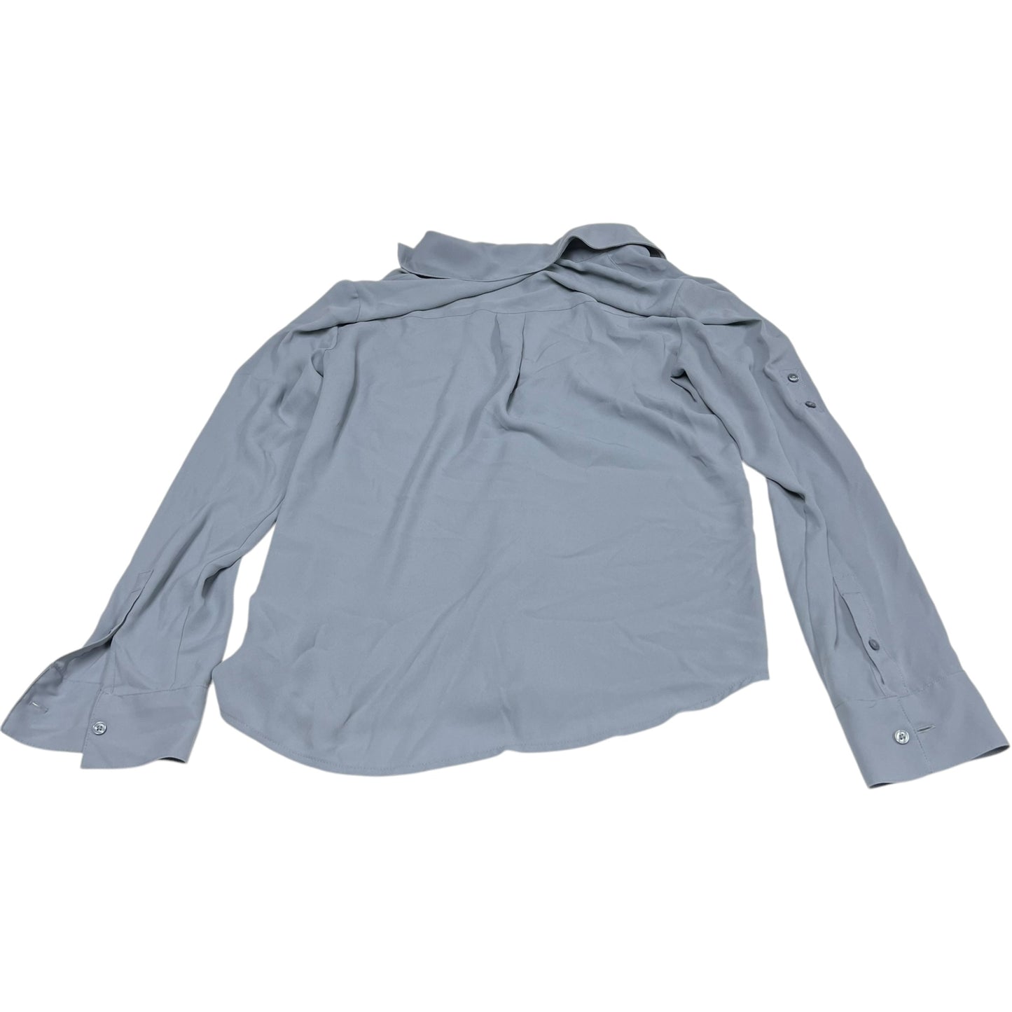 Blouse Long Sleeve By Express In Grey, Size: S