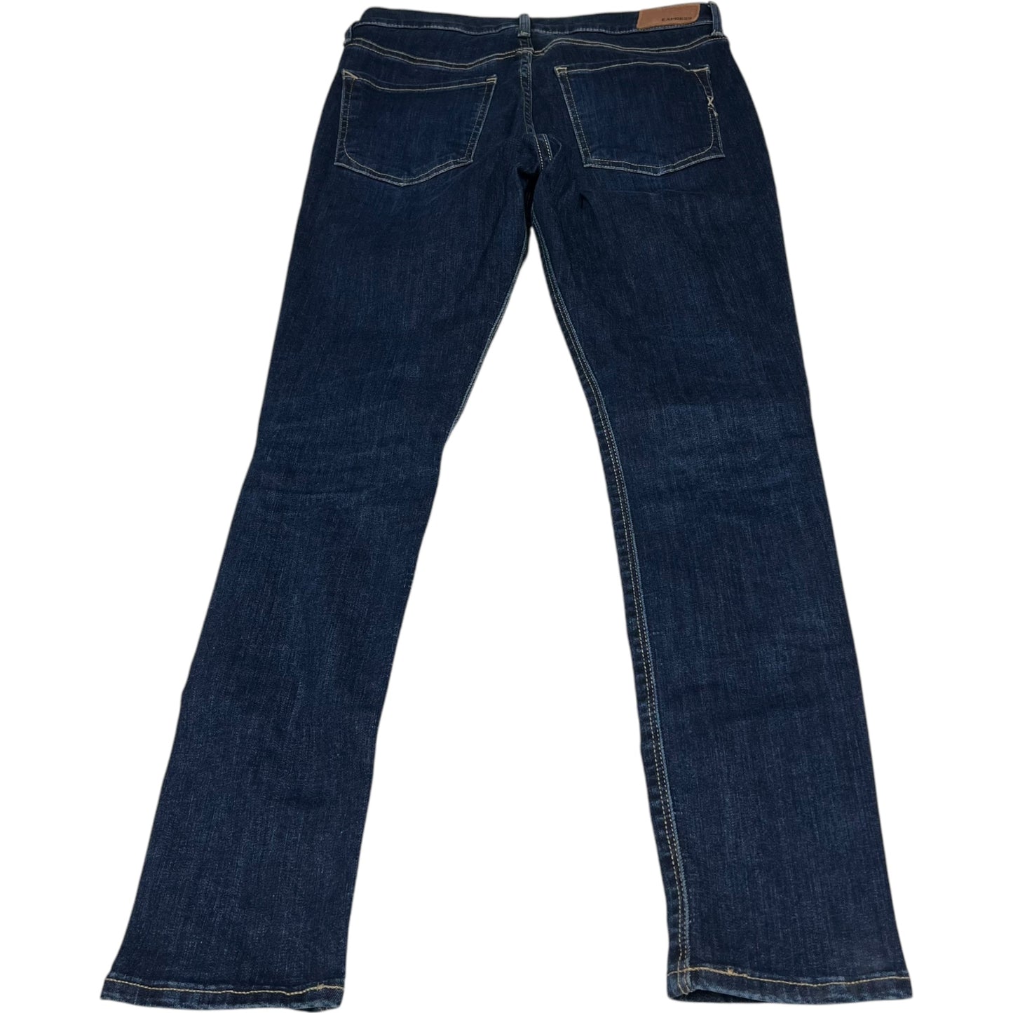 Jeans Skinny By Express In Blue Denim, Size: 6