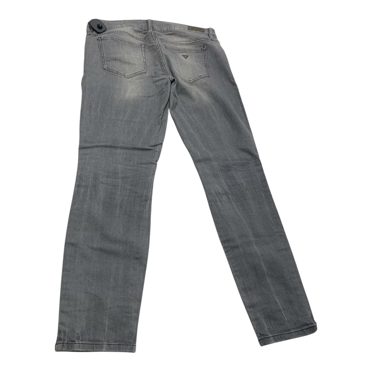 Jeans Straight By Guess In Grey Denim, Size: 14