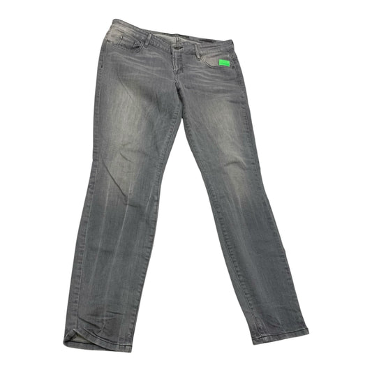 Jeans Straight By Guess In Grey Denim, Size: 14