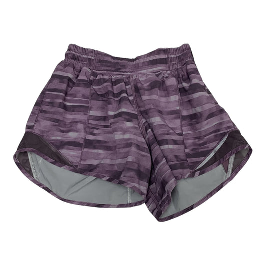 Athletic Shorts By Lululemon In Purple, Size: Xs