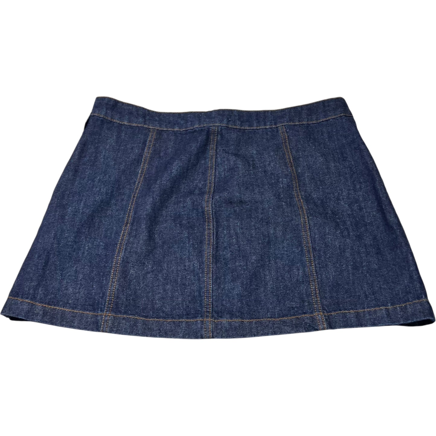 Skirt Mini & Short By Altard State In Blue Denim, Size: L