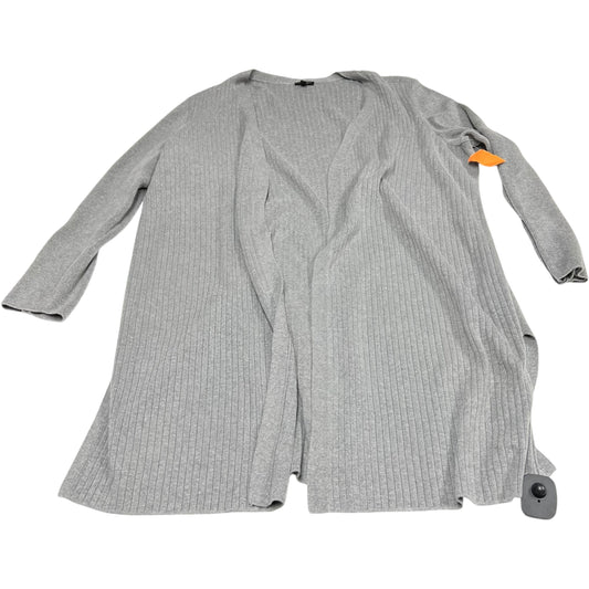 Cardigan By Talbots In Grey, Size: 2x