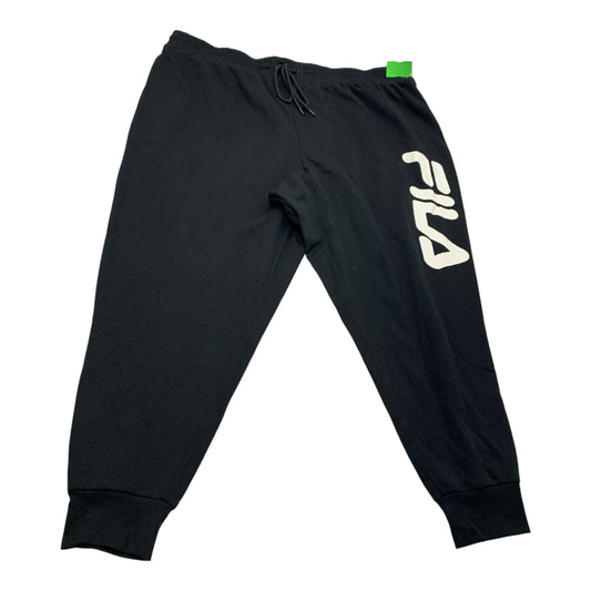 Pants Lounge By Fila In Black, Size: 3x