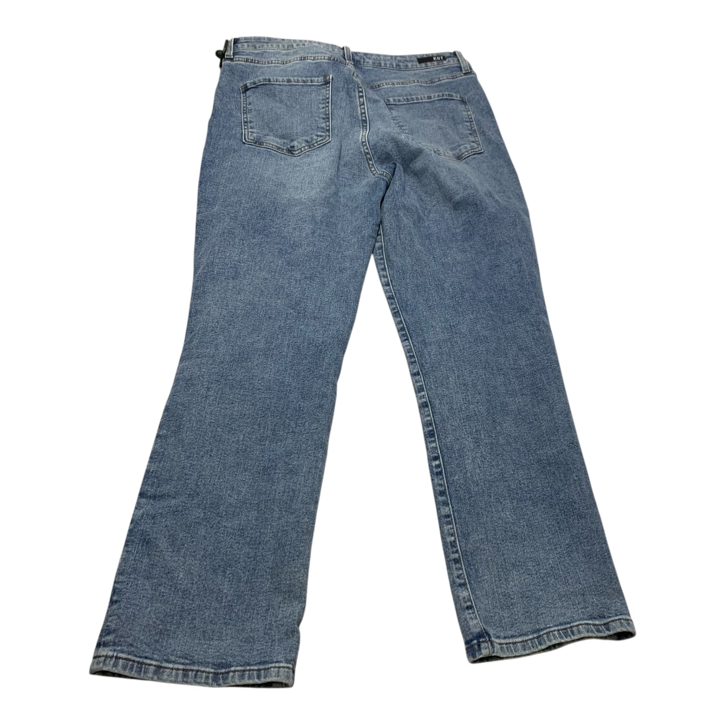 Jeans Straight By Kut In Blue Denim, Size: 14