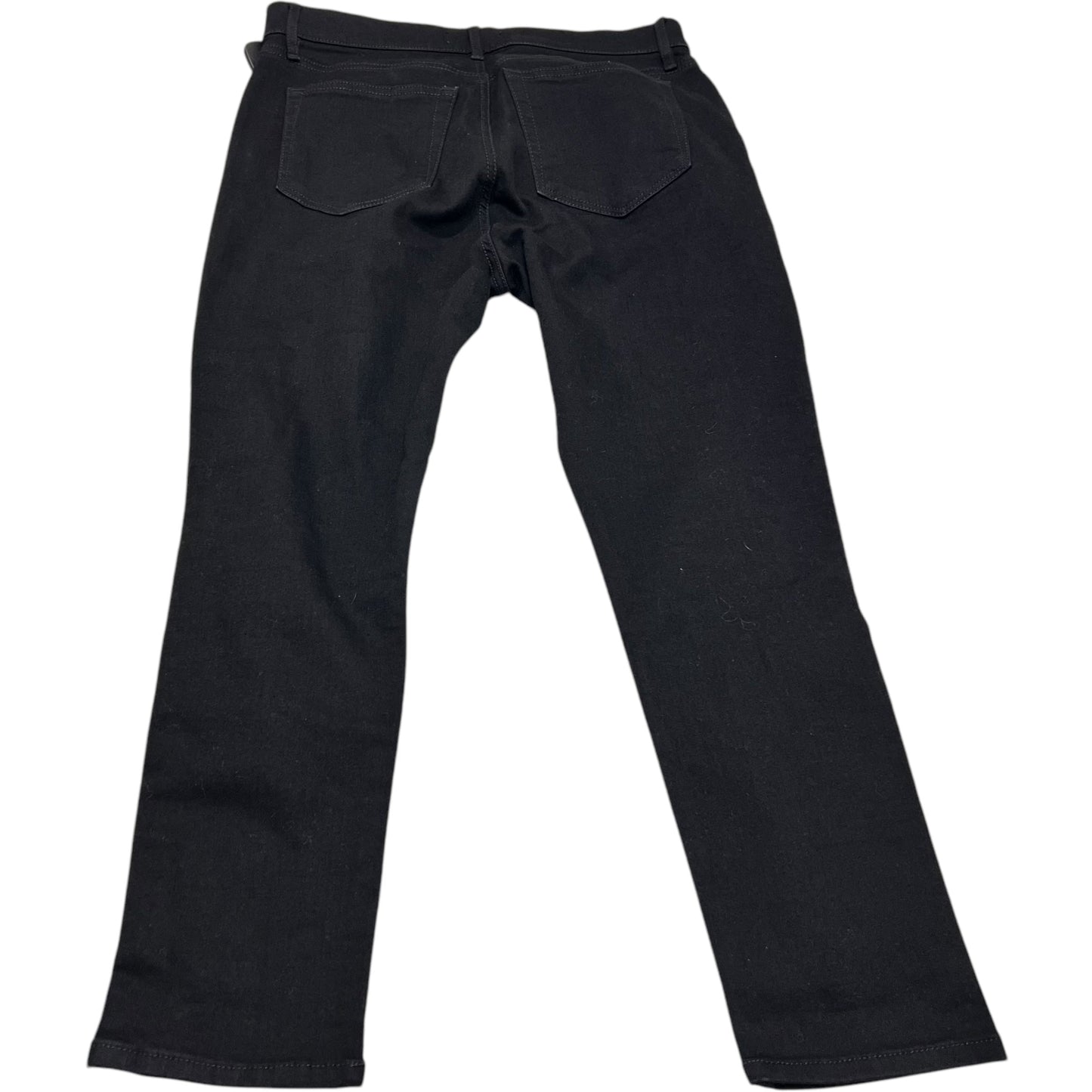 Jeans Skinny By Loft In Black Denim, Size: 8