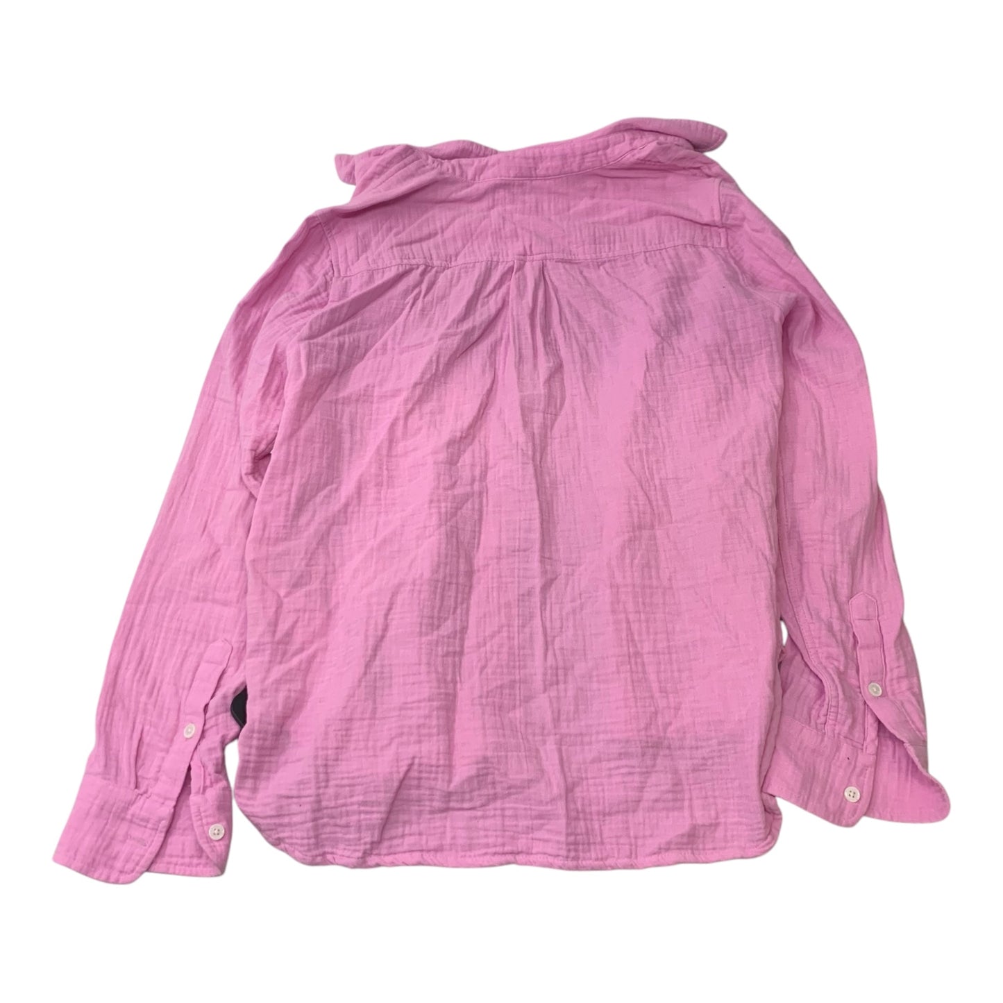 Top Long Sleeve By J. Crew In Pink, Size: M