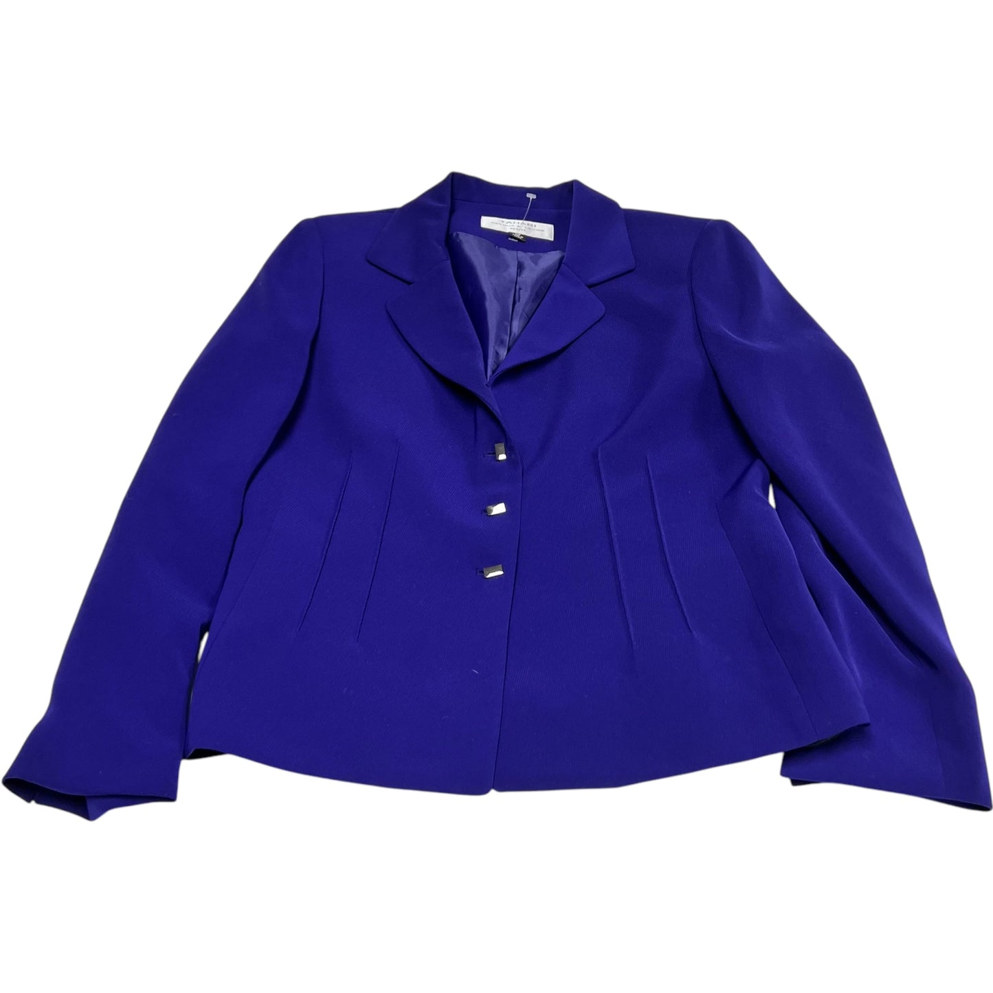 Blazer By Tahari By Arthur Levine In Purple, Size: 10p