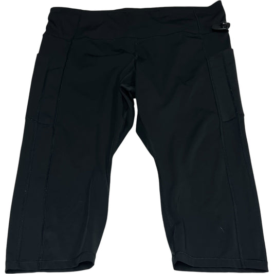 Athletic Capris By Athleta In Black, Size: 2x