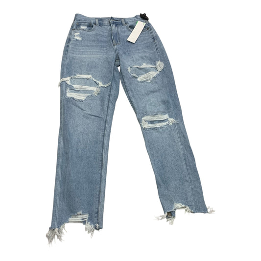 Jeans Skinny By American Eagle In Blue Denim, Size: 0p