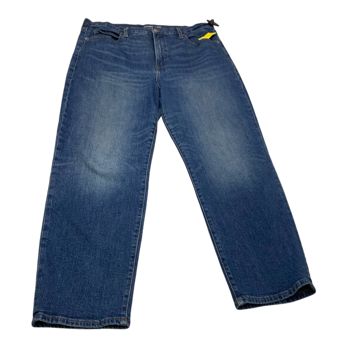 Jeans Straight By Old Navy In Blue Denim, Size: 16