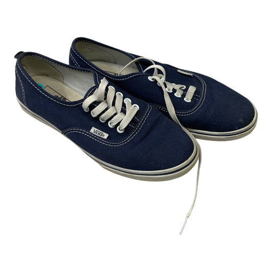 Shoes Sneakers By Vans In Blue, Size: 7.5