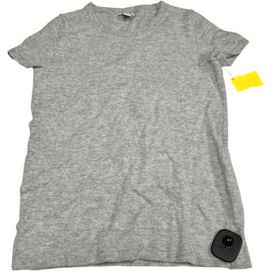 Sweater Short Sleeve By J. Crew In Grey, Size: Xxs