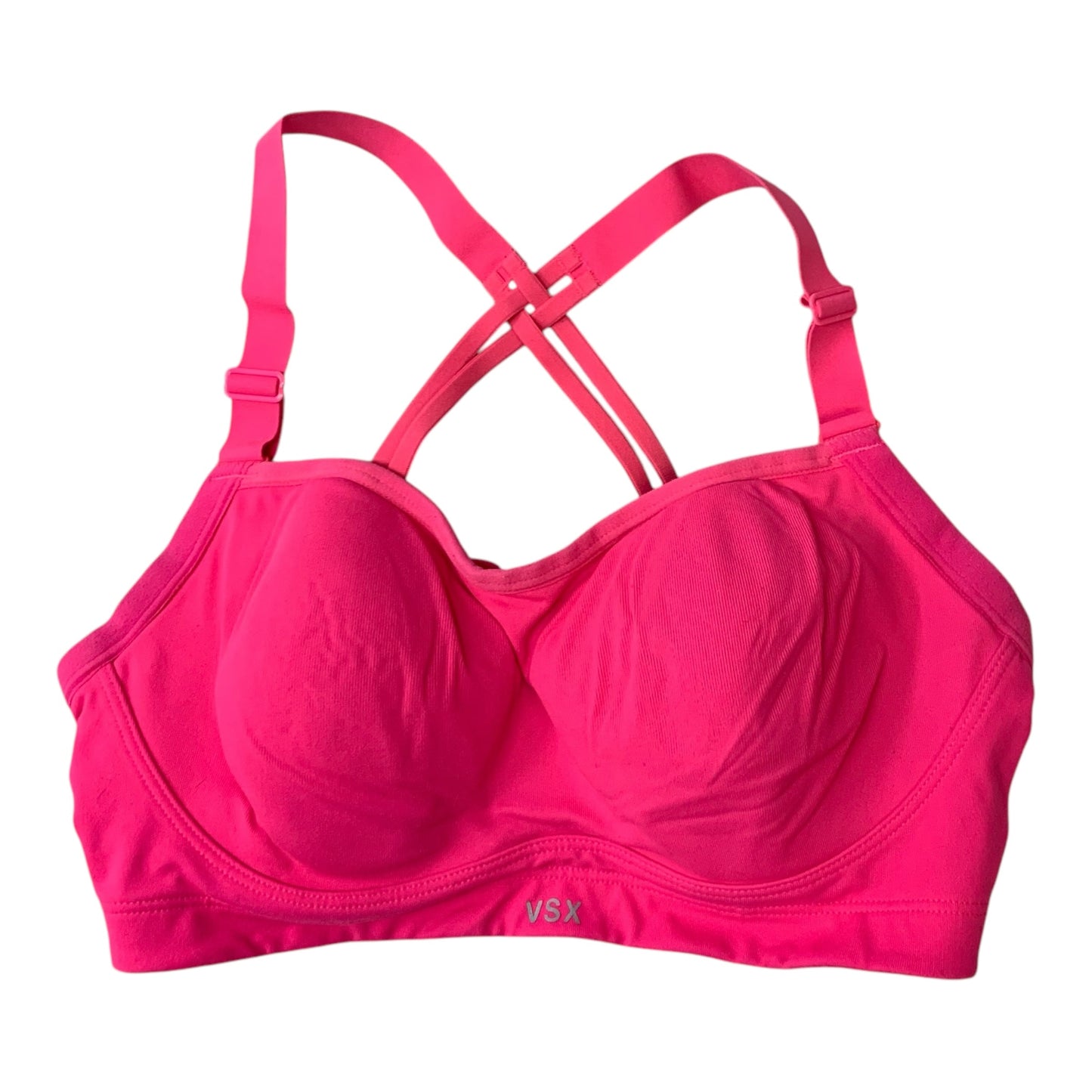 Athletic Bra By Victorias Secret In Pink, Size: L