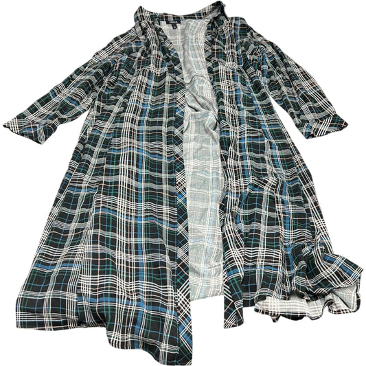 Cardigan By Torrid In Plaid Pattern, Size: 2x