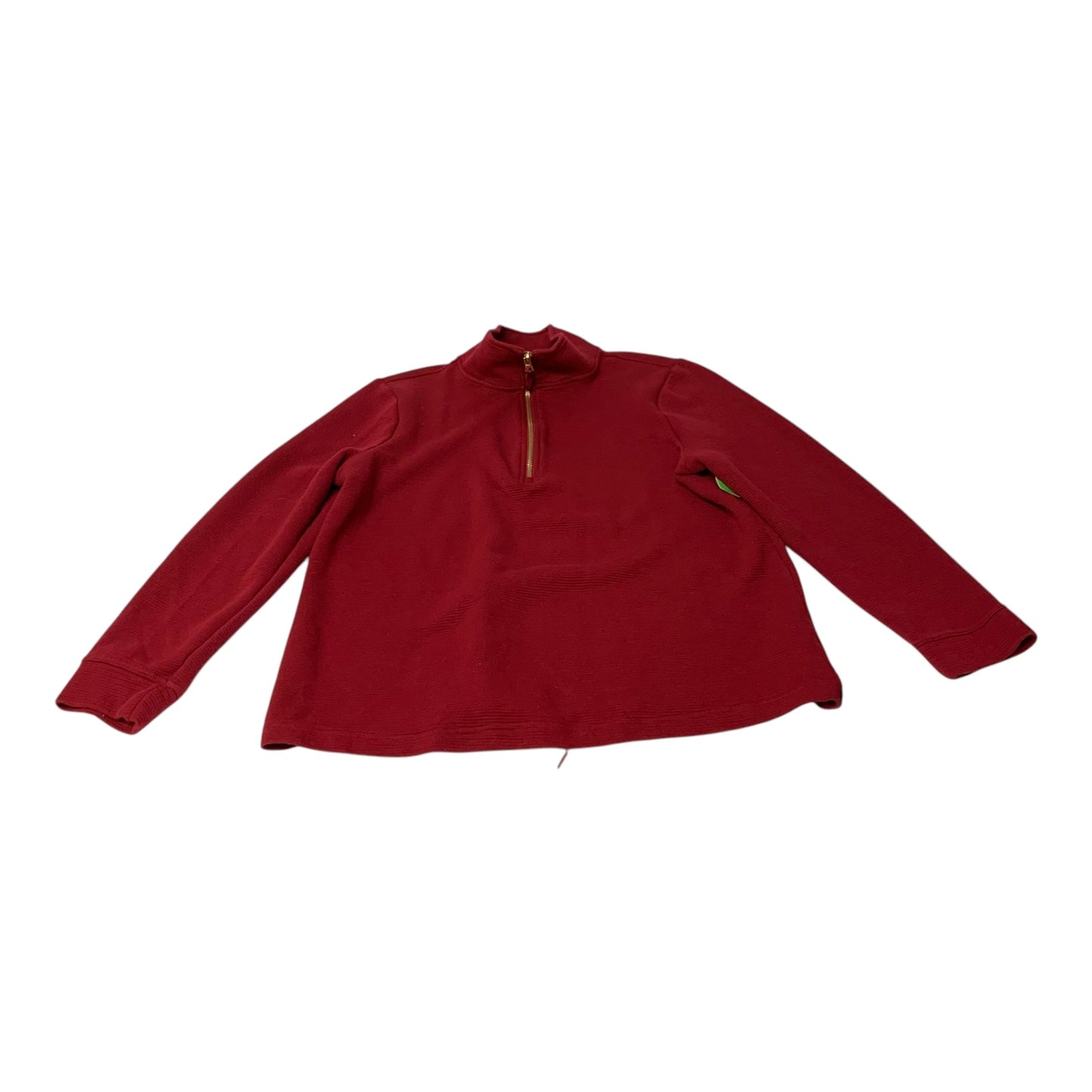 Sweatshirt Collar By Croft And Barrow In Red, Size: Xl