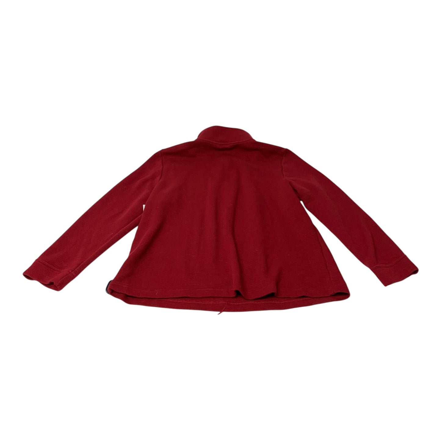 Sweatshirt Collar By Croft And Barrow In Red, Size: Xl