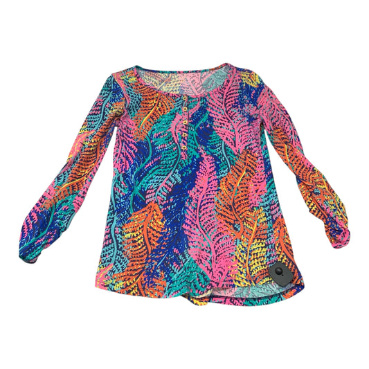 Top Long Sleeve Designer By Lilly Pulitzer In Multi-colored, Size: Xs