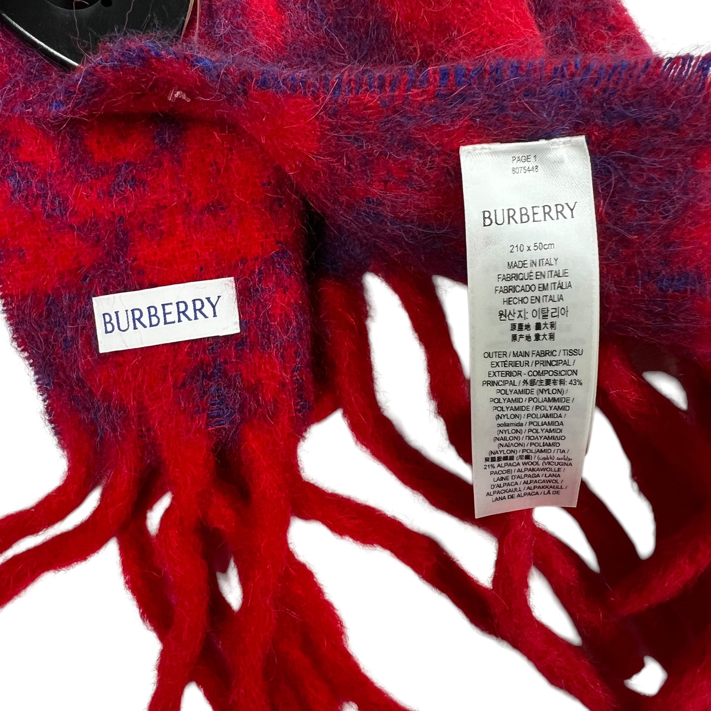 Scarf Luxury Designer By Burberry