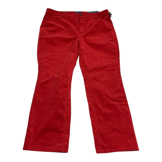 Pants Corduroy By Talbots In Red, Size: 16p