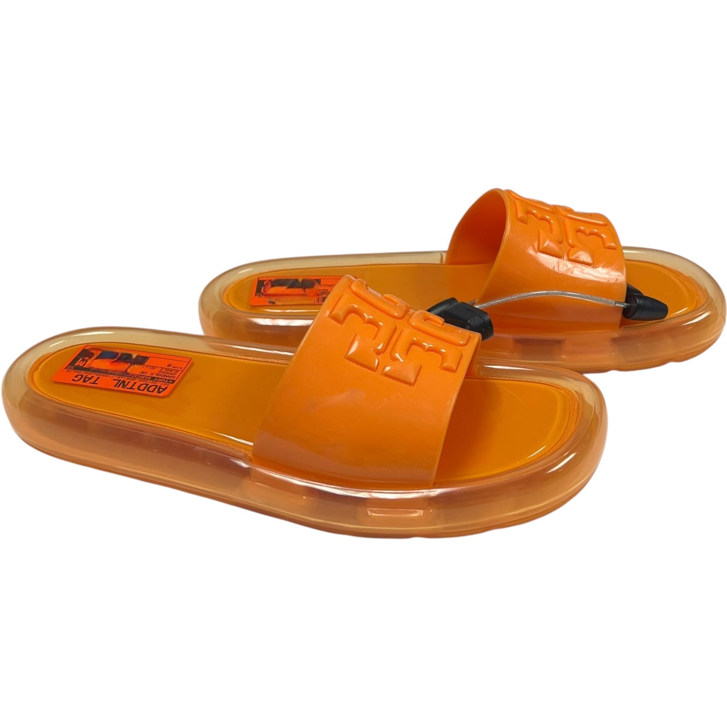 Sandals Designer By Tory Burch In Orange, Size: 9