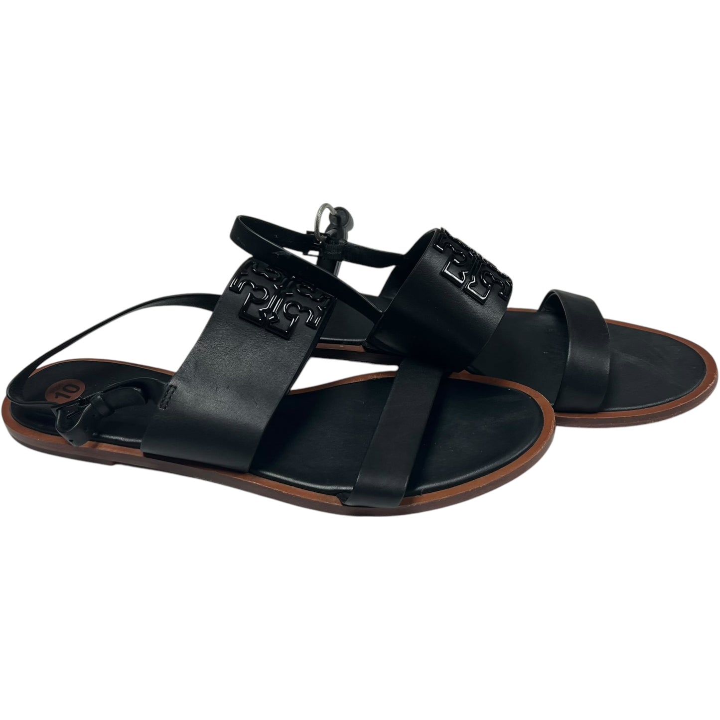 Sandals Designer By Tory Burch In Black, Size: 10