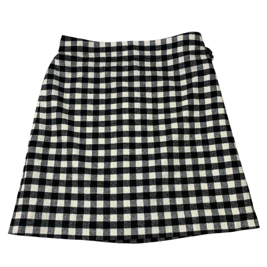 Skirt Mini & Short By J. Crew In Plaid Pattern, Size: S