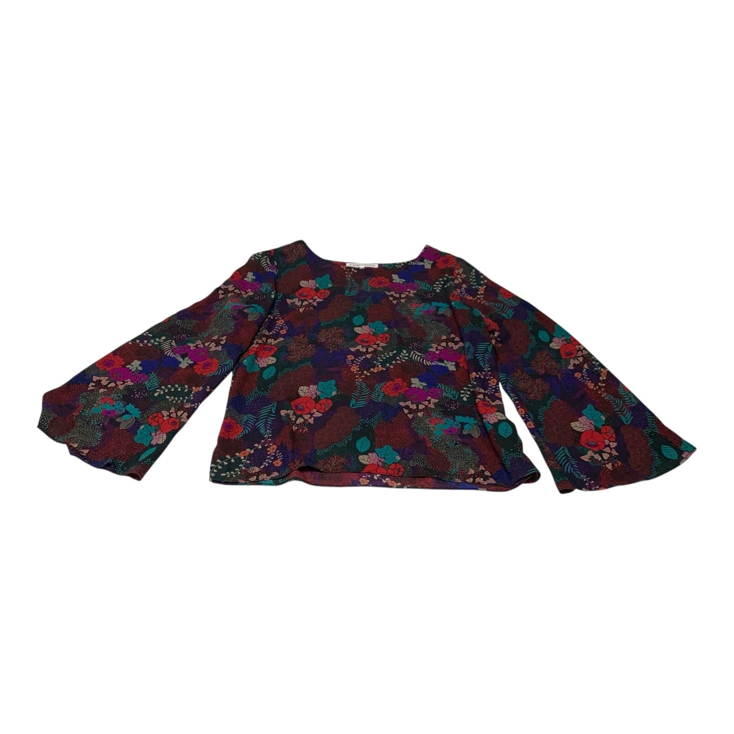 Blouse Long Sleeve By Violet And Claire In Multi-colored, Size: M