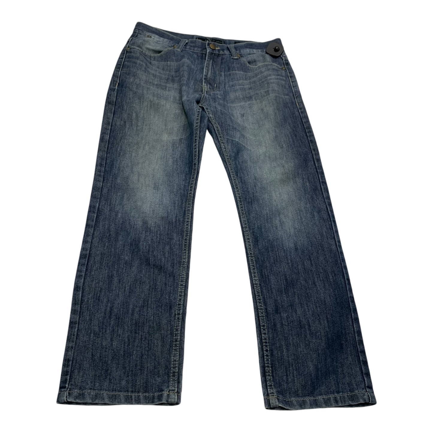 Jeans Designer By Paper Denim Cloth In Blue Denim, Size: 14