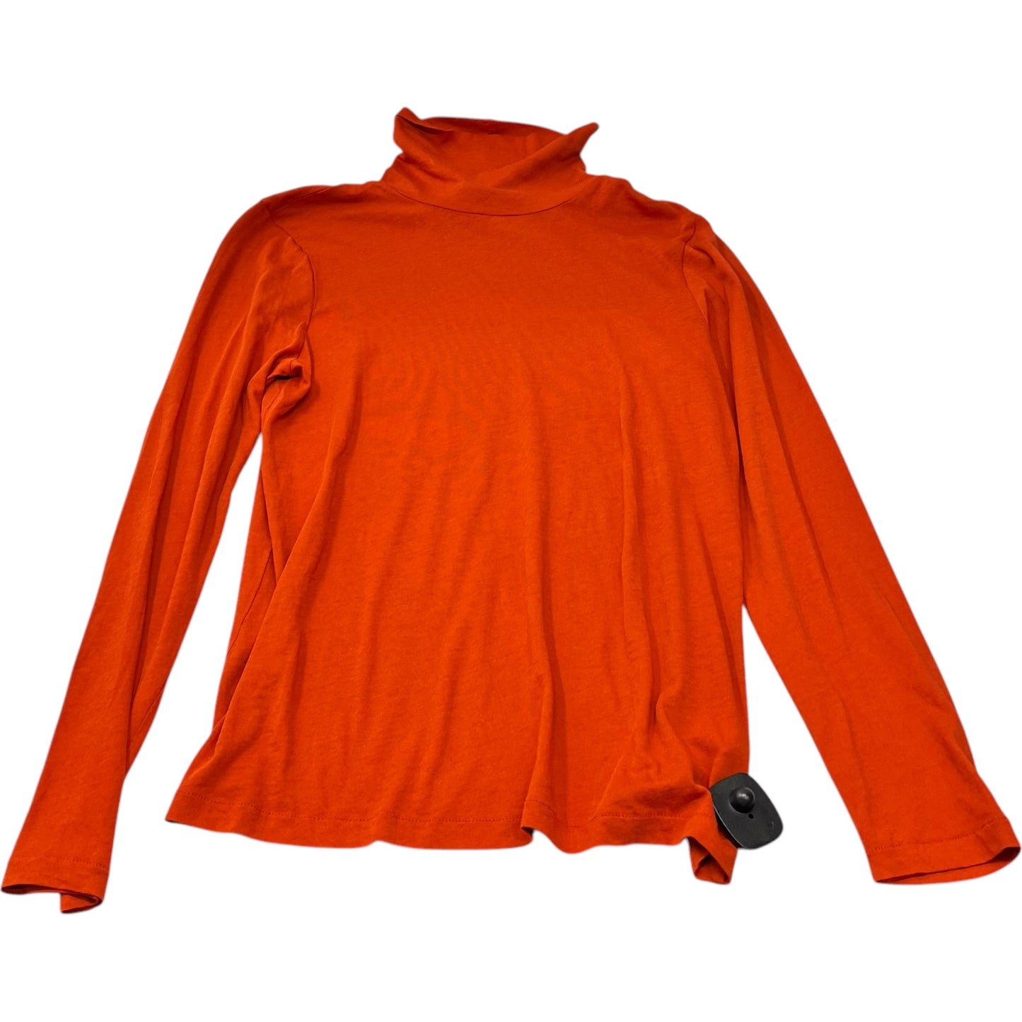 Top Long Sleeve Basic By J. Crew In Orange, Size: L