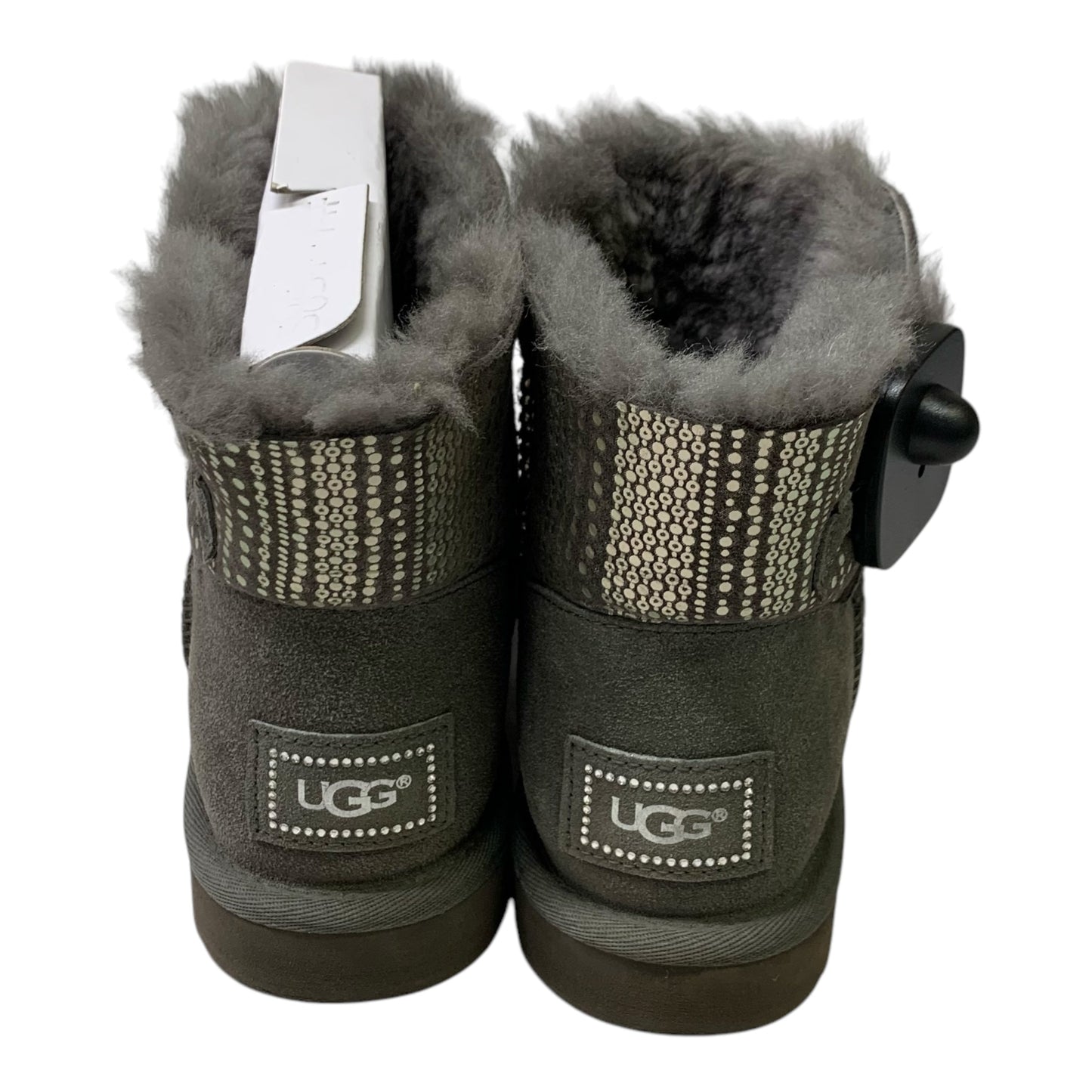 Boots Designer By Ugg In Grey, Size: 7