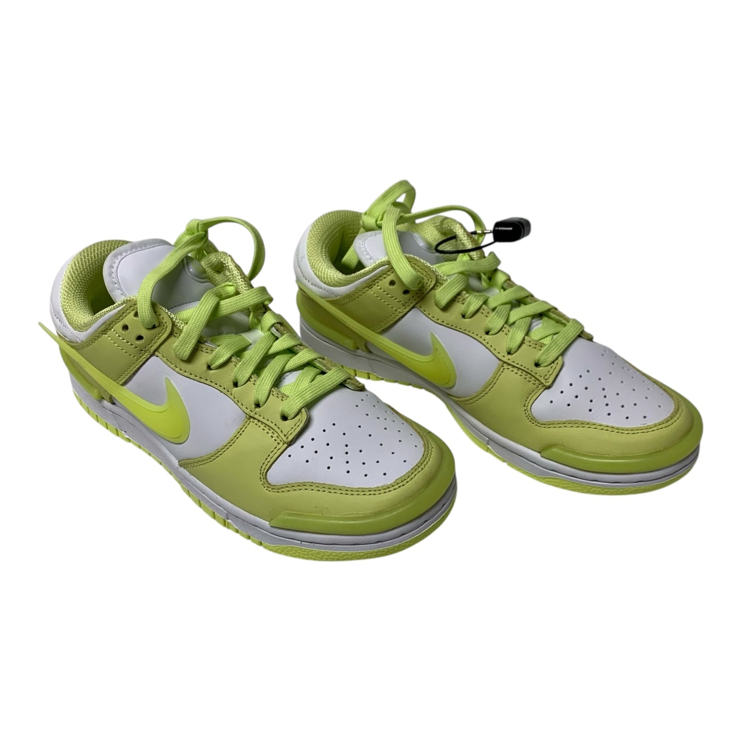 Shoes Sneakers By Nike In Green & White, Size: 7.5