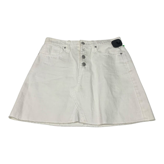 Skirt Mini & Short By Madewell In White, Size: Xs