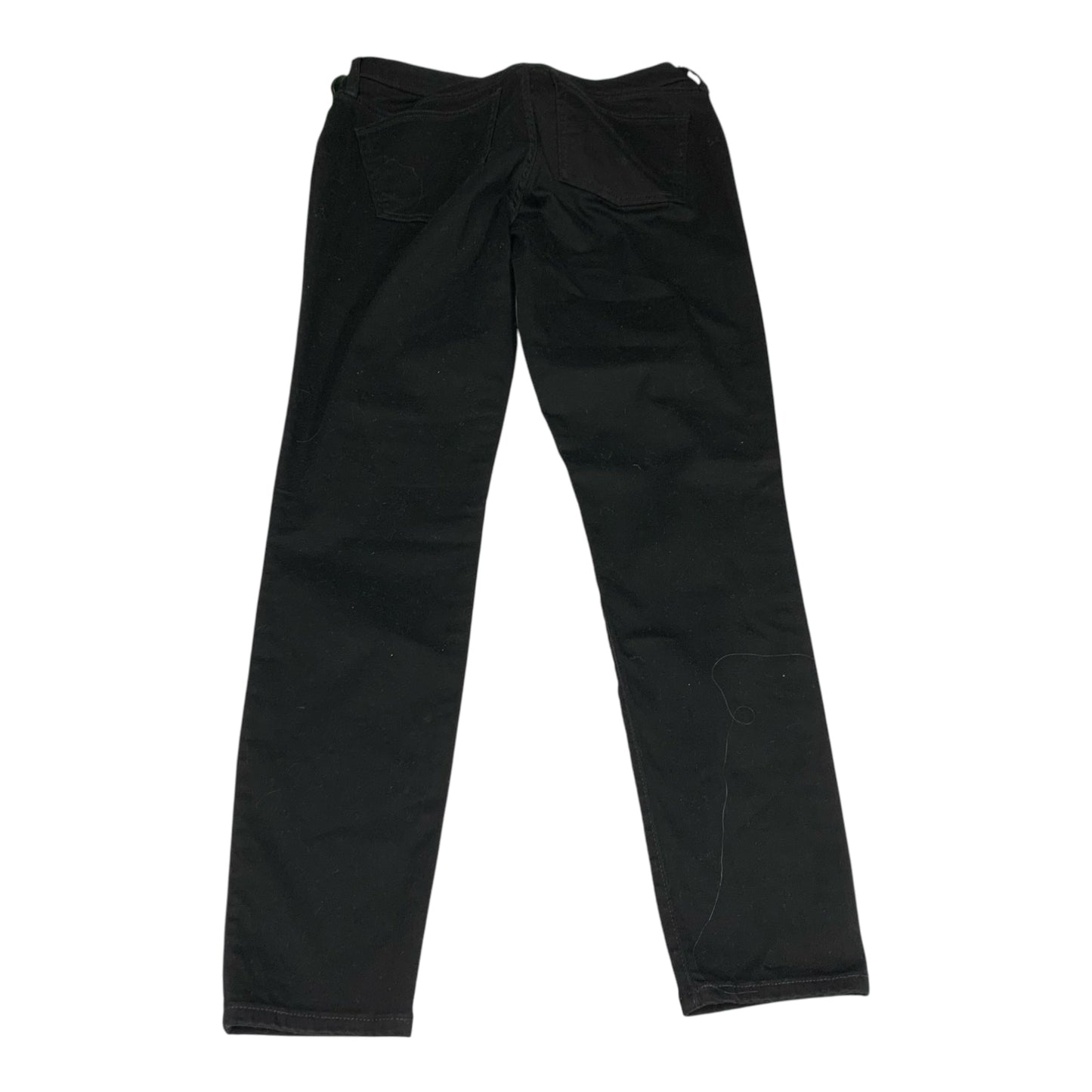 Jeans Skinny By J. Crew In Black Denim, Size: 12