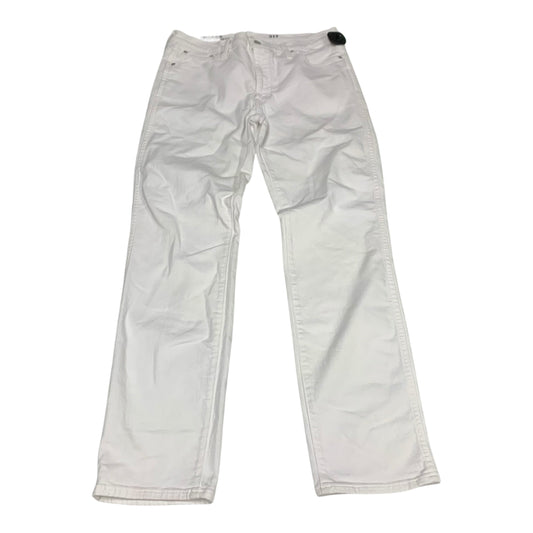 Jeans Straight By J. Crew In White Denim, Size: 12