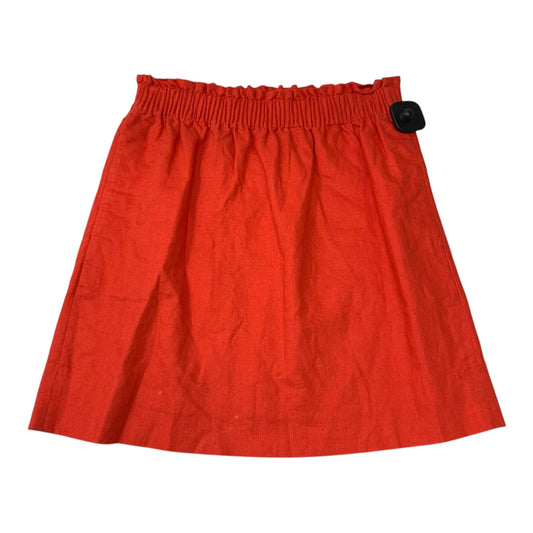 Skirt Mini & Short By J. Crew In Red, Size: Xs