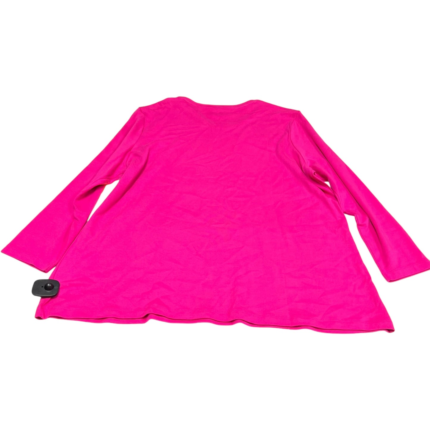 Top Long Sleeve By Kim Rogers In Pink, Size: 1x