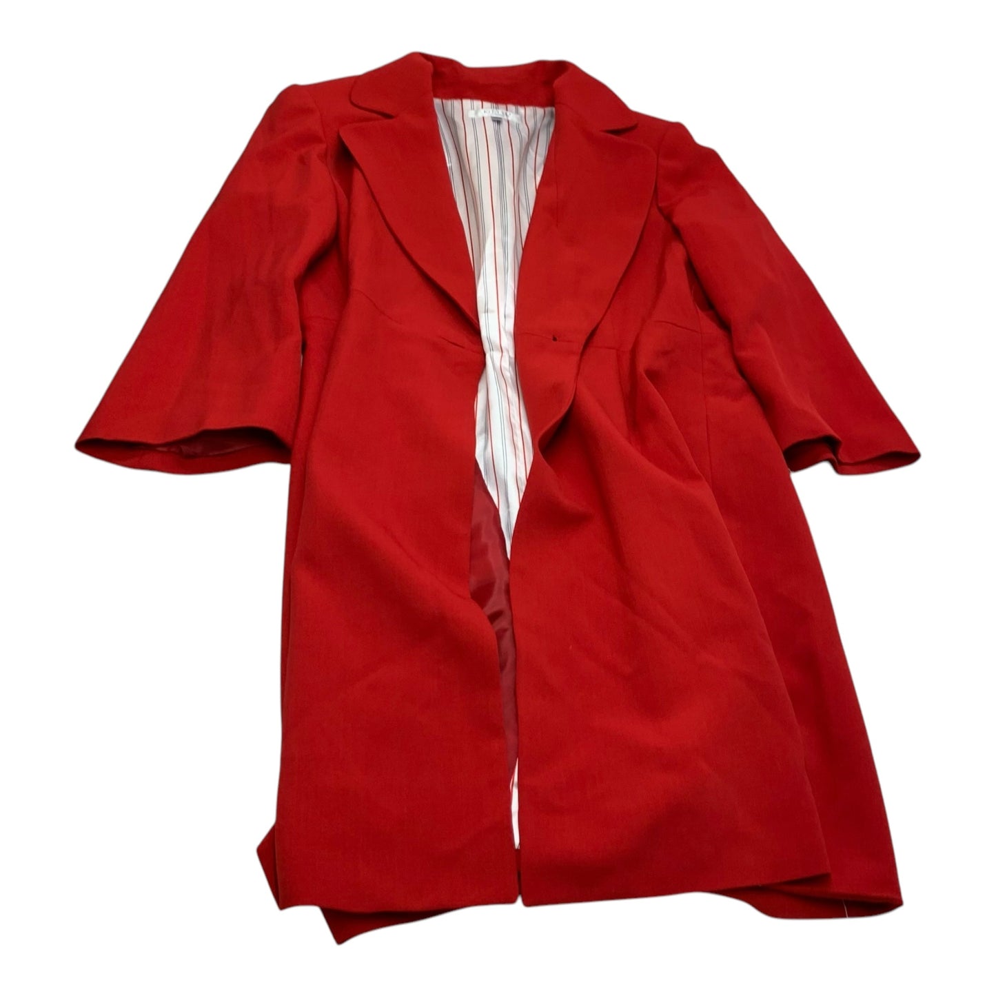 Coat Trench Coat By Kasper In Red, Size: 1x