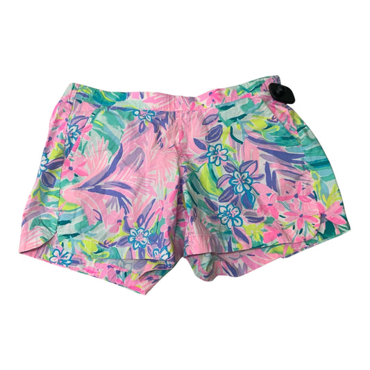 Shorts Designer By Lilly Pulitzer In Blue & Pink, Size: S