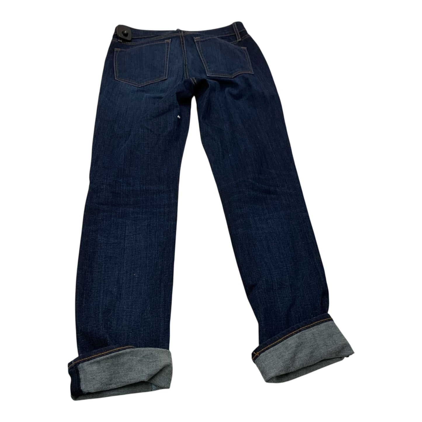 Jeans Straight By Loft In Blue Denim, Size: 4