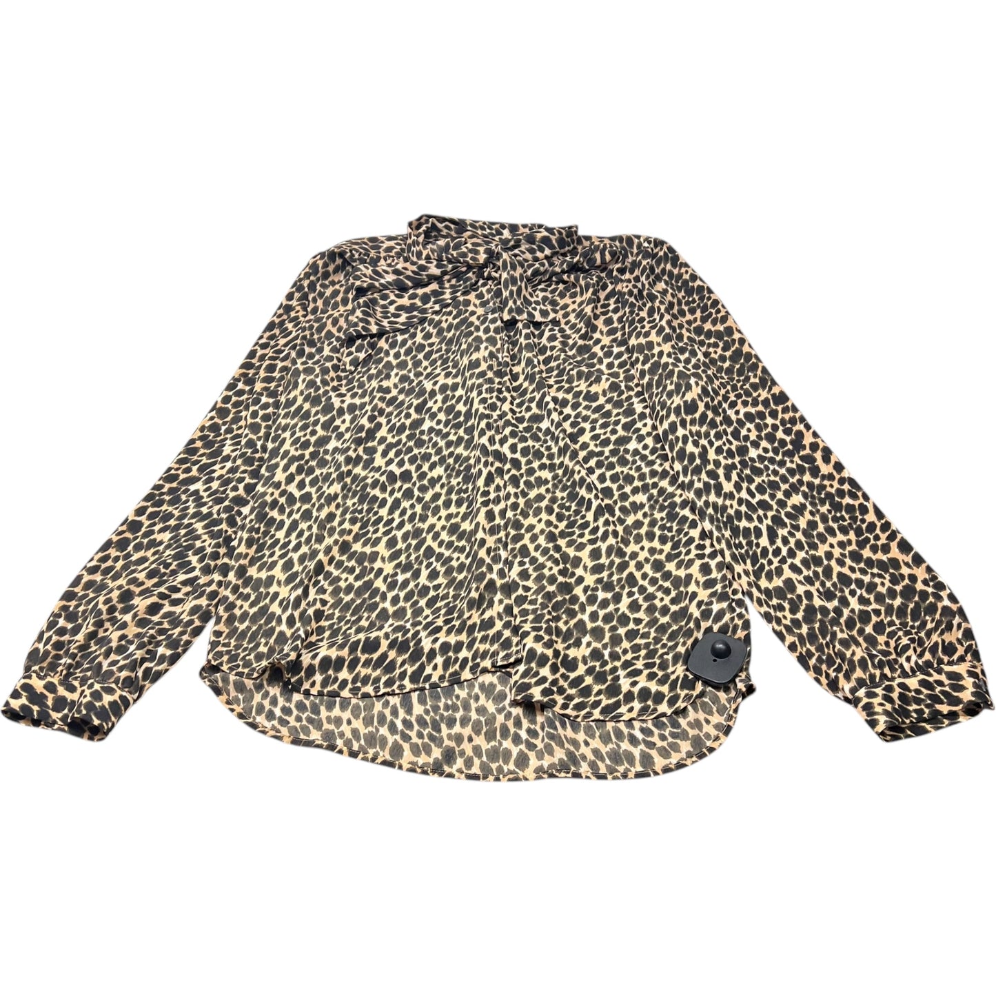 Blouse Long Sleeve By J. Crew In Animal Print, Size: M