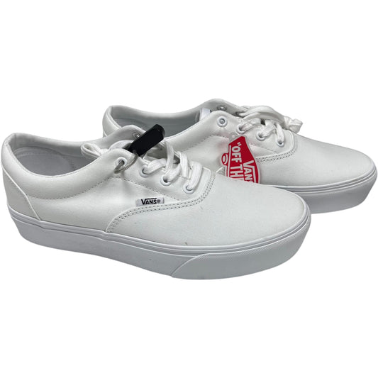 Shoes Sneakers By Vans In White, Size: 10